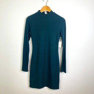 NWT Forever 21 Dark Green Sweater Dress